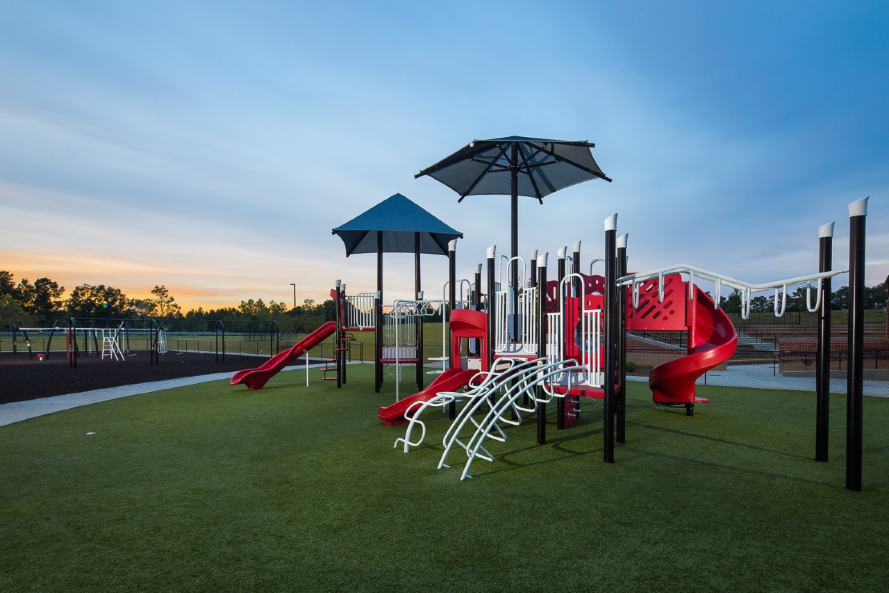 Synthetic grass playground by Southwest Greens Pittsburgh